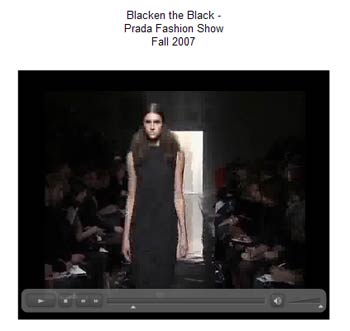 Prada Fashion Show - Blacken the Black